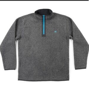 Southern‎ Marsh Men's Textured Pullover Quarter Zip Fleece Jacket 2X
